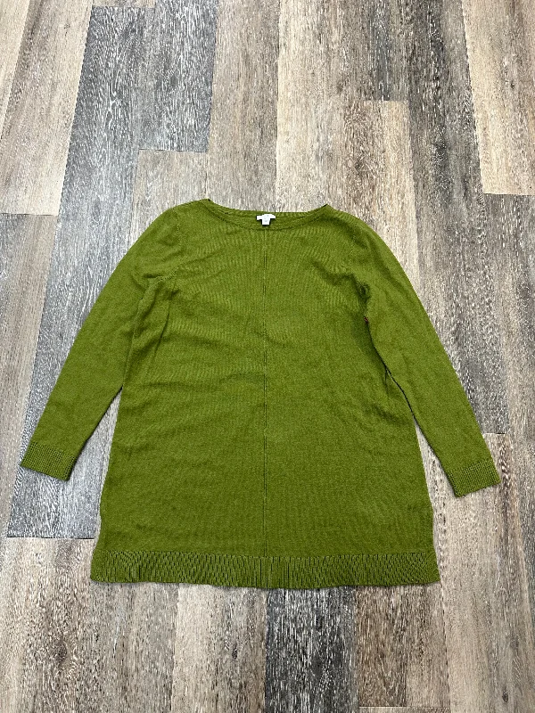 Top Long Sleeve By J. Jill In Green, Size: L