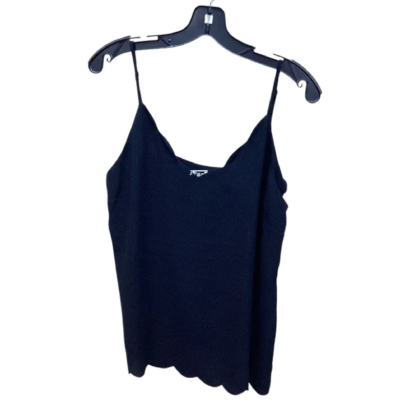 Top Sleeveless By Halogen In Black, Size: M