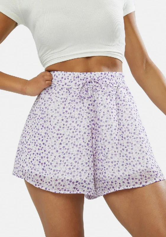 Sunday Times Ditsy High Waist Shorts