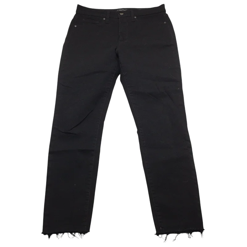 Jeans Straight By Banana Republic In Black, Size: 10