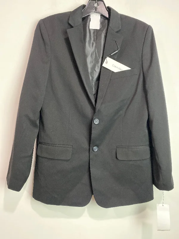 Blazer By Calvin Klein In Black, Size: Xl