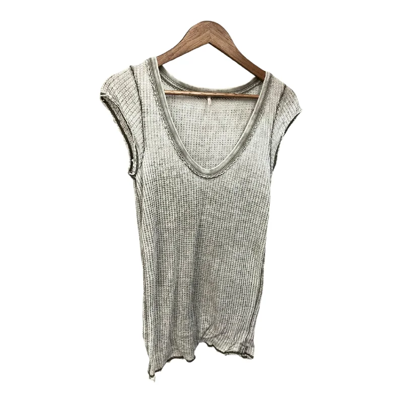 Top Sleeveless By Free People In Green, Size: L