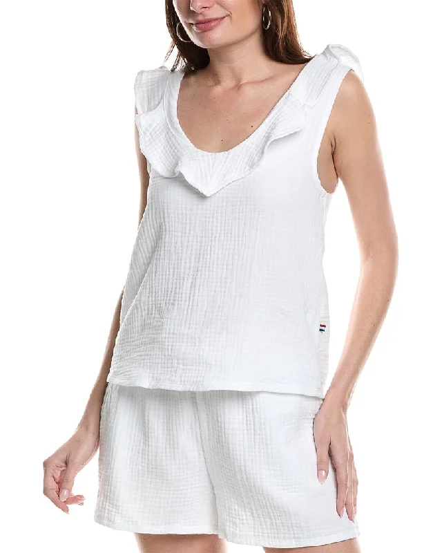 Save More On The Styles You Love Sol Angeles Crepe Ruffle Tank