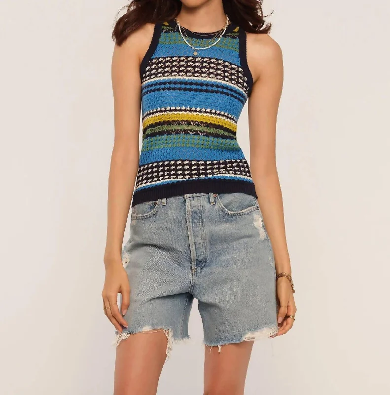 The Perfect Time To Shop And Save Kenzie Tank In Indigo