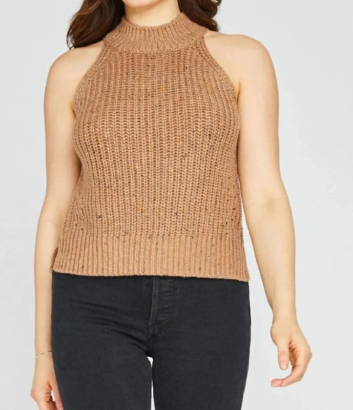 Upgrade Your Wardrobe For Less Sydney Tank In Caramel Mix