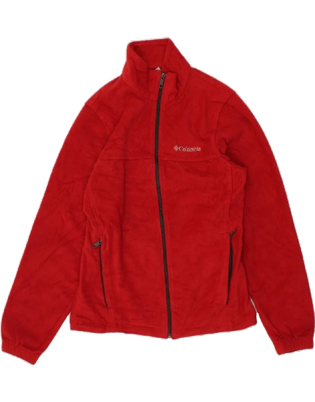 Trendy Women's Dresses Online COLUMBIA Womens Fleece Jacket UK 10 Small Red Polyester