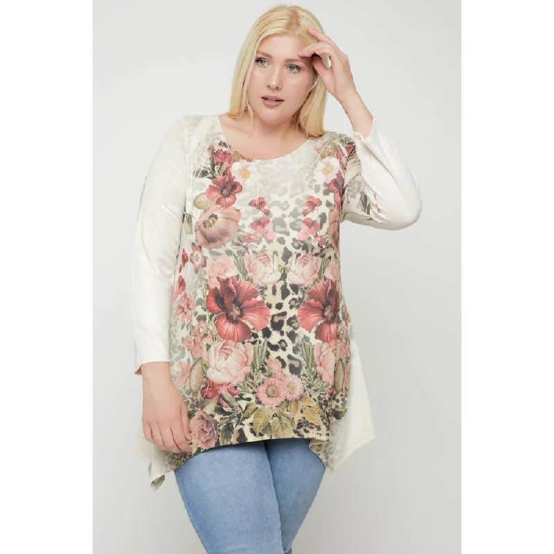 Where Style Meets Savings Geometric/tribal Sublimation Print Tunic Top