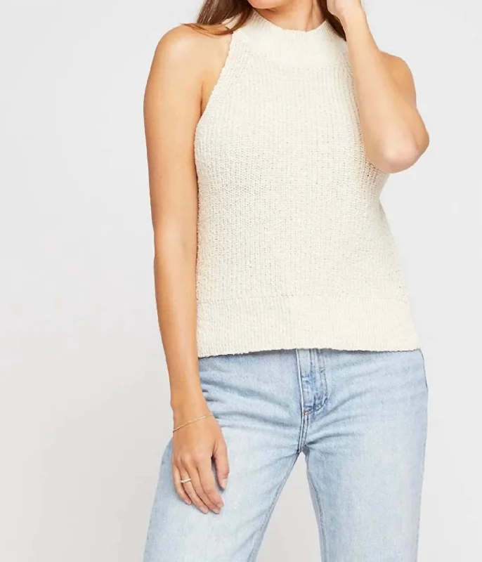 Your Shopping Spree Starts Here Jasper Tank In Cream
