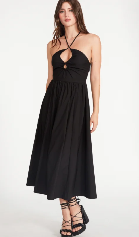 The Black Halter Dress by Steve Madden