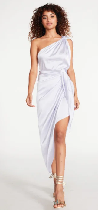 The One Shoulder Midi Dress by Steve Madden