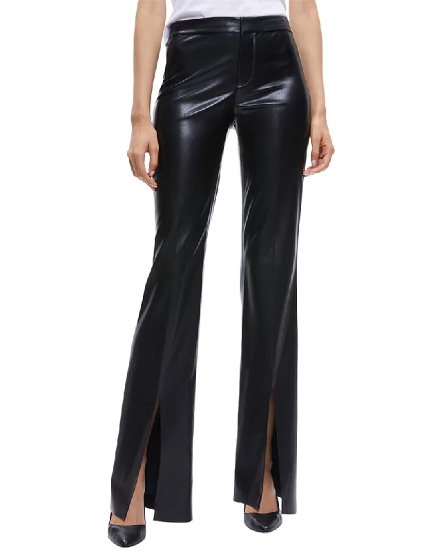 alice + olivia Walker Slim Slit Pant