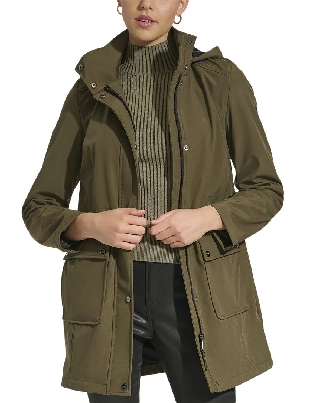 DKNY Hooded Softshell Jacket