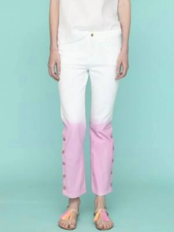 Fab Trouser In Pink/white