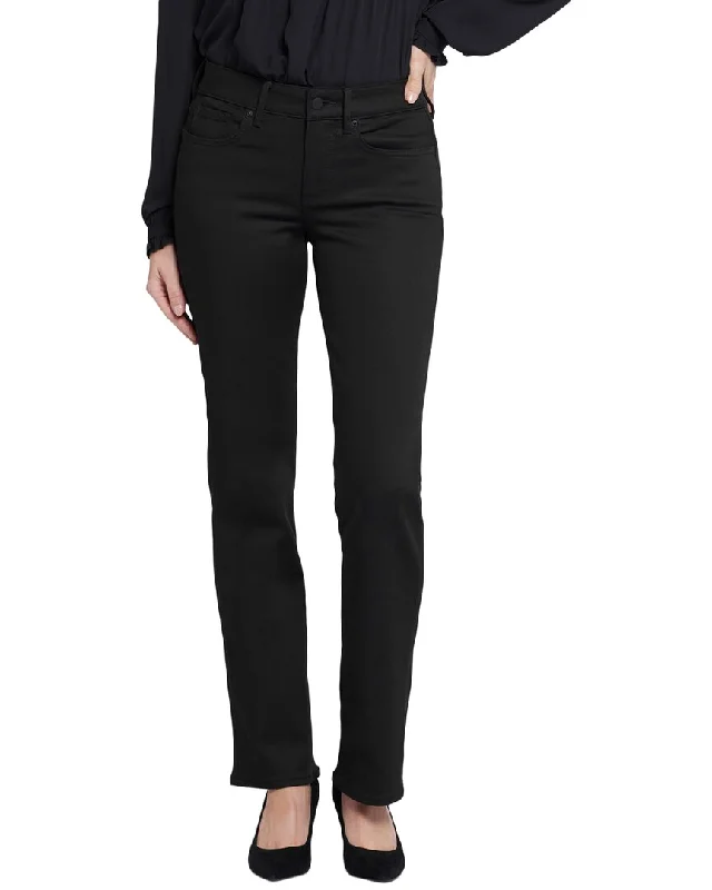 NYDJ Marilyn Black Rinse Straight Jean