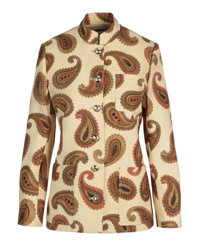 Paisley Printed Jacket